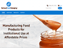 Tablet Screenshot of nationalfoodsonline.com